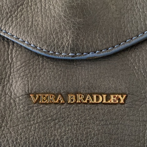 Vera Bradley Leather shoulder bag with chain strap - Picture 2 of 10